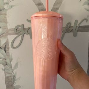 Summer 2021 pink Starbucks dome cup
